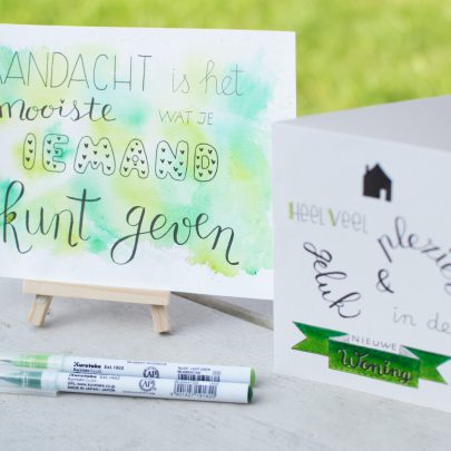 Creatief in workshops MadeByFem workshop handletteren Friesland Groningen Drenthe Vriendinnen Teamuitjes