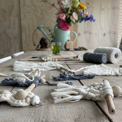 Workshop Macramé Creatief in Workshops MadeByFem Friesland Drenthe Groningen