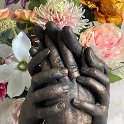 Bodycasting Friesland ByFem 3d beeld handbeeld liefde love Groningen Drenthe Flecoland Gelderland gips voor altijd samen herinenringen partner vader afscheid