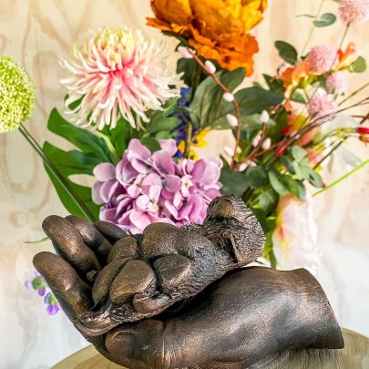 Bodycasting Friesland ByFem Liefde Love Afscheid hondenvriendje Rouw baasjes Lifecasting Maak Tastbare herinnering voor altijd samen ziekte Nederland Drenthe Groningen hond baasje